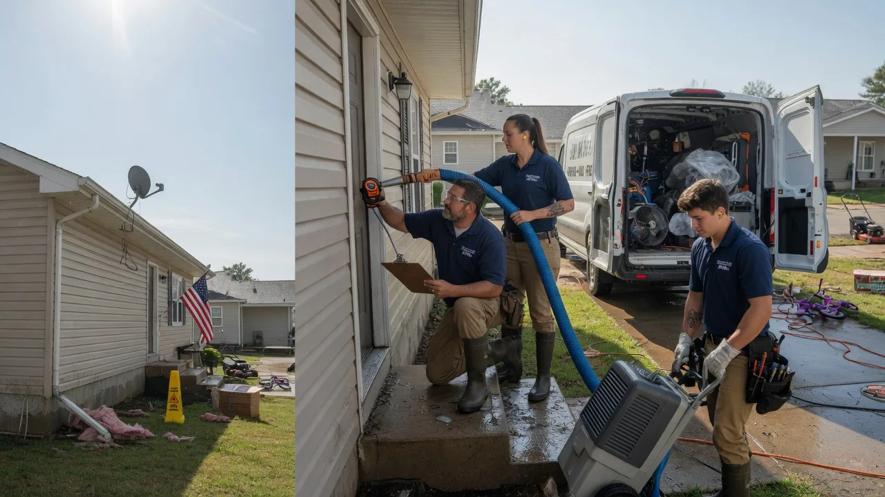 Ceiling Water Damage Restoration in Hardy, AR near me